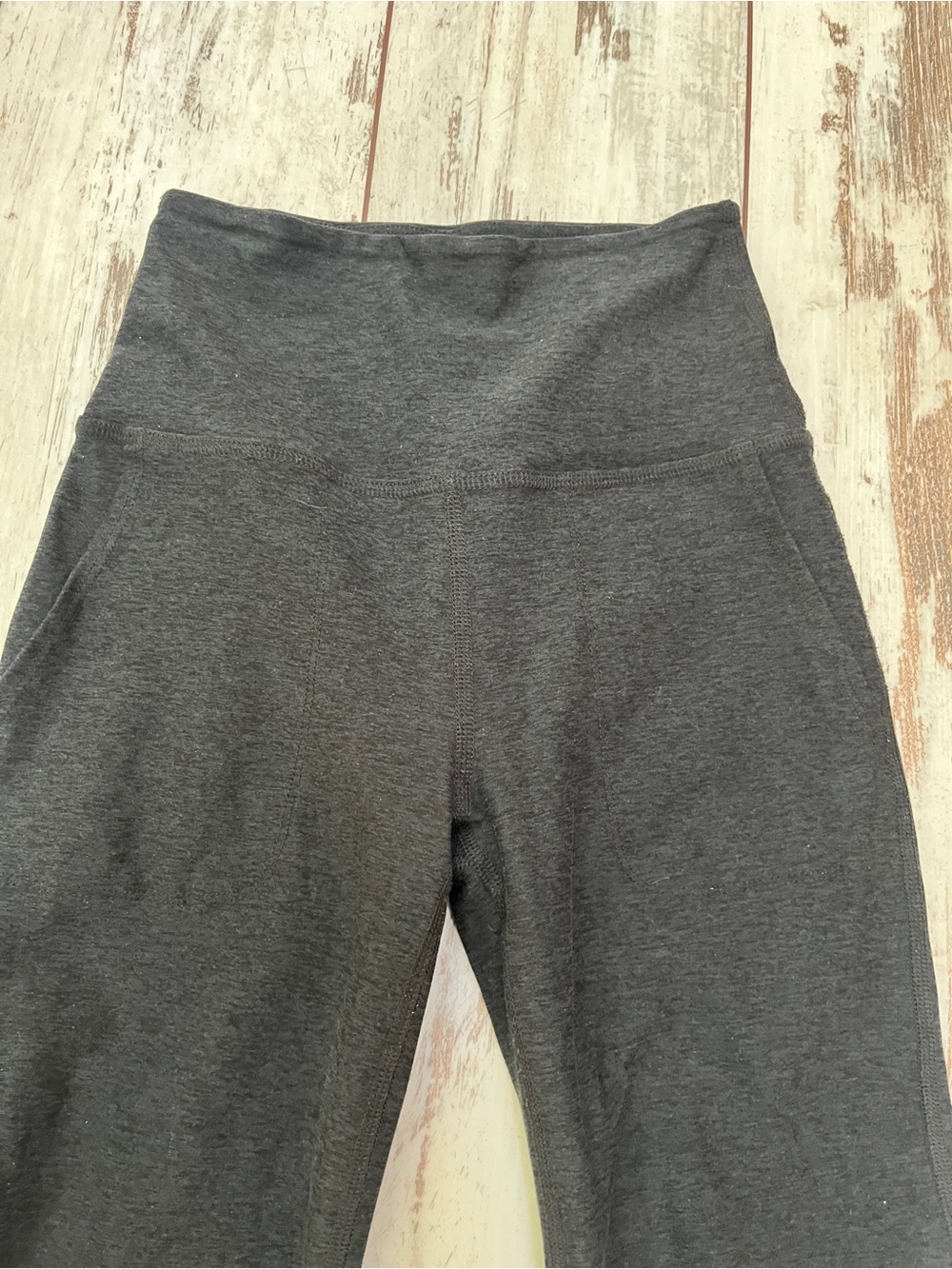 Beyond Yoga Spacedye All Day Flare Pants High Waisted Pockets Darkest Night S - Picture 4 of 12